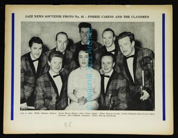 Fionna Duncan with the Clyde Valley Stompers